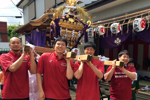 8/20(土) 幸区小向町の祭礼に3選手が参加してきました