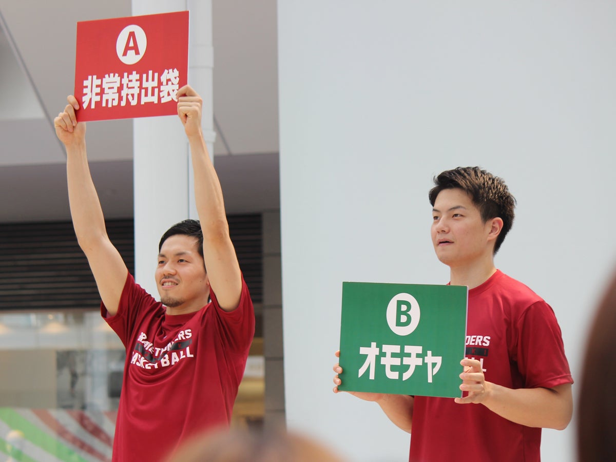 8/24(水) 防災フェスタ2016に篠山選手、辻選手が参加してきました