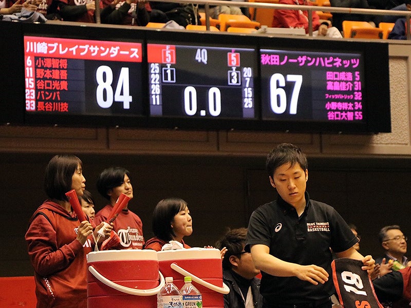 川崎ブレイブサンダース　84-67　秋田ノーザンハピネッツ