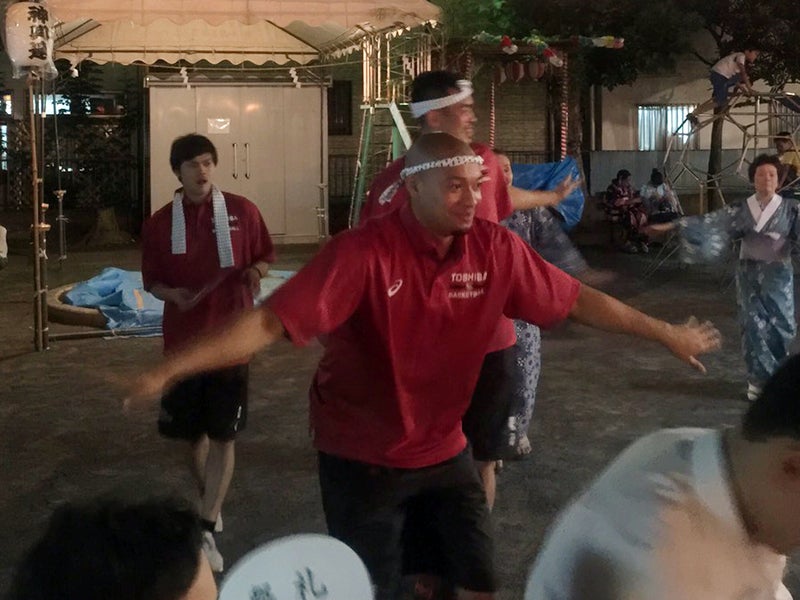 8/5(金) 幸区小向町内会祭礼に3選手が参加してきました