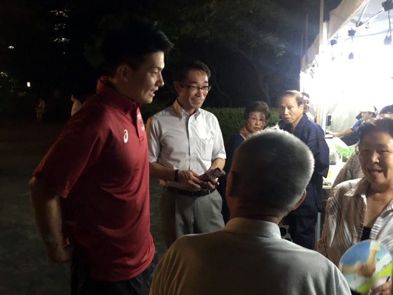 8/6(土) 幸区小向町内会祭礼に4選手が参加してきました