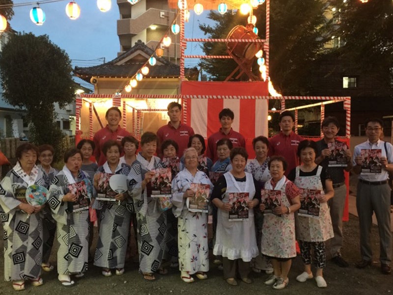 8/6(土) 幸区小向町内会祭礼に4選手が参加してきました
