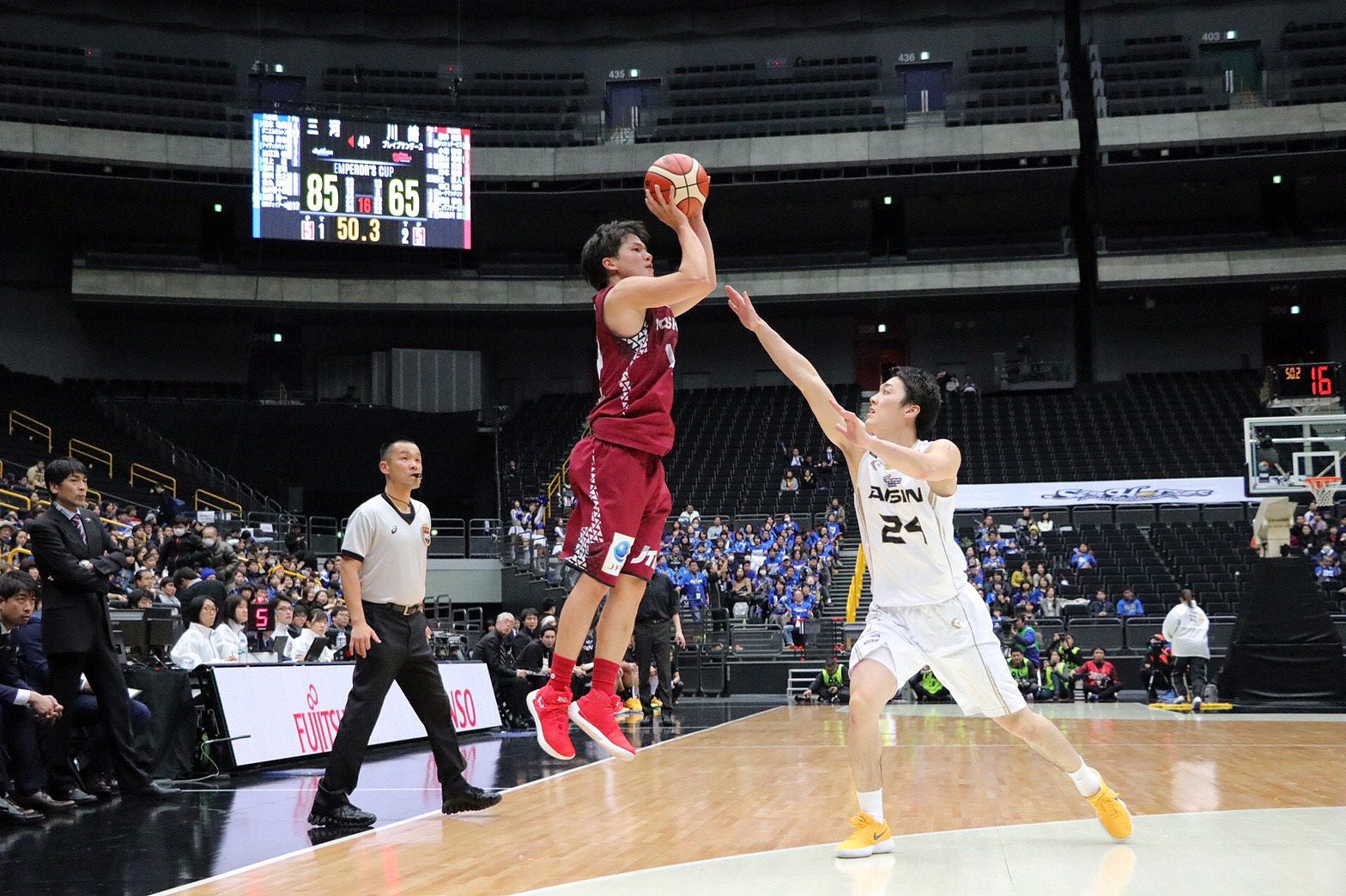 第93回 天皇杯 準決勝　川崎 68-87 三河