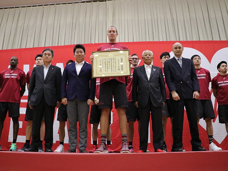 ニック・ファジーカス選手　川崎市スポーツ特別賞受賞のお知らせ