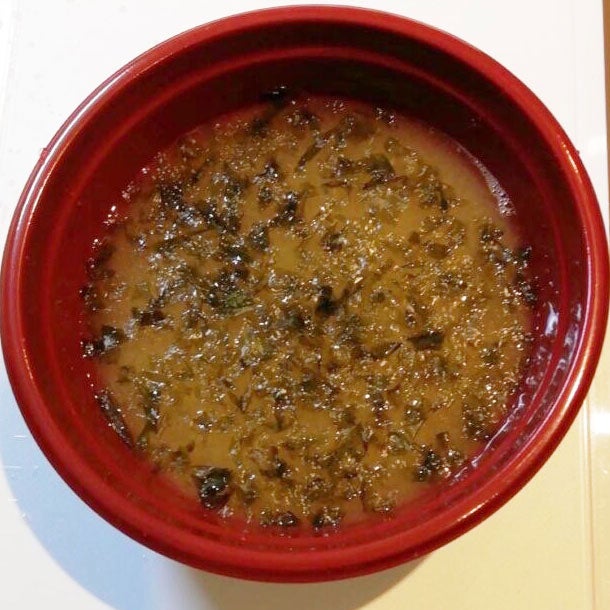 伊勢海老の味噌汁